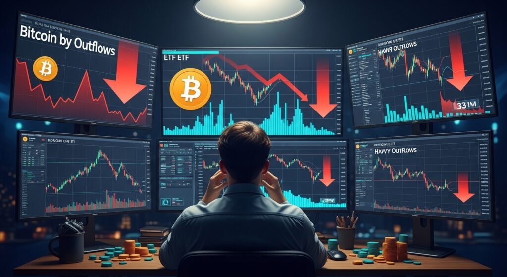 Average Bitcoin ETF Investor Turns Underwater After Heavy Outflows