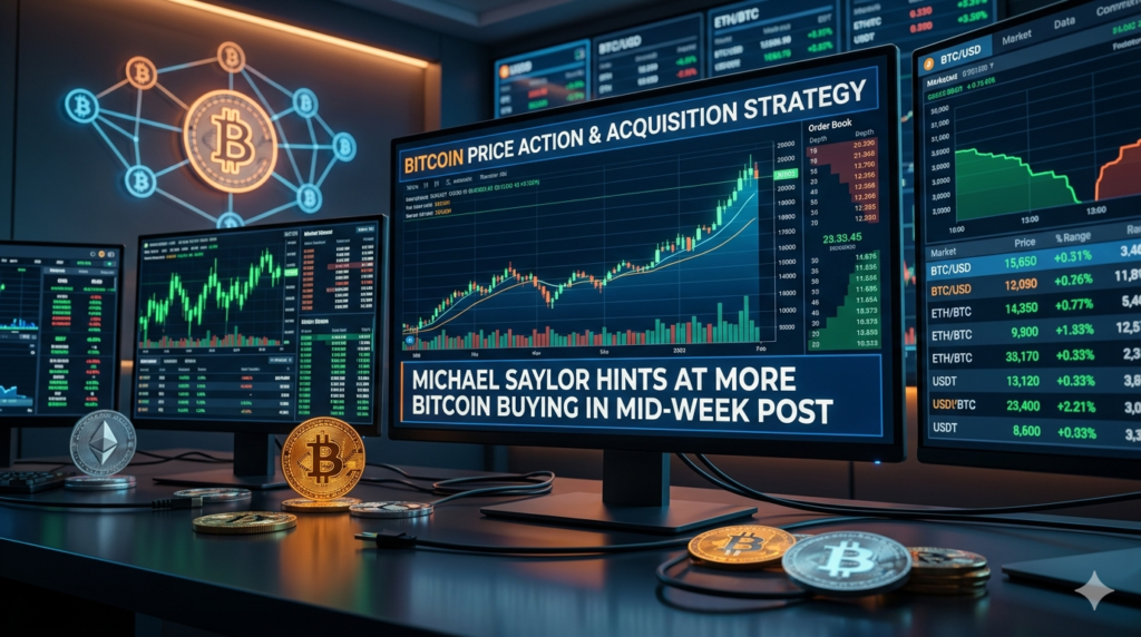 Billionaire Michael Saylor Hints at More Bitcoin Buying in Mid-Week Post