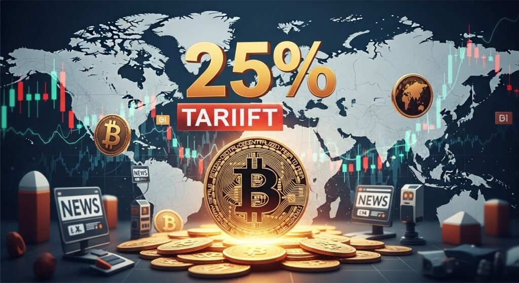 Bitcoin Braces as Trump Slaps 25% Tariffs on Europe Over Greenland