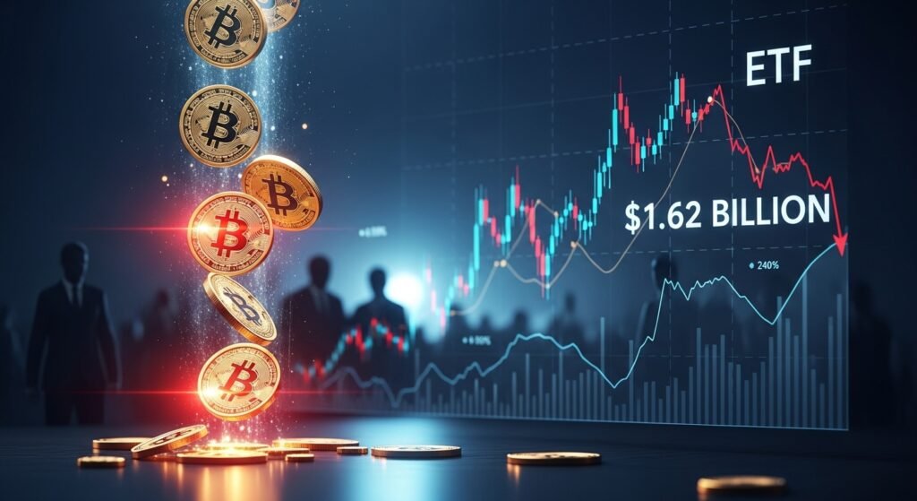 Bitcoin ETFs Bleed $1.62B in Four Days — Are Hedge Funds Dumping BTC?