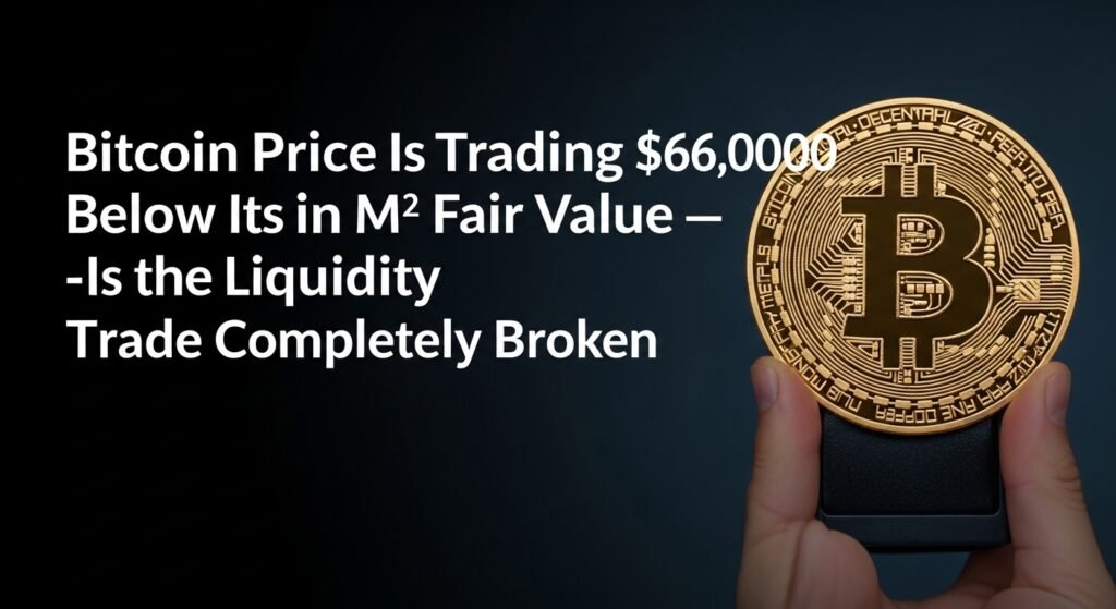 Bitcoin Price Is Trading $66,000 Below Its M2 Fair Value — Is the Liquidity Trade Completely Broken