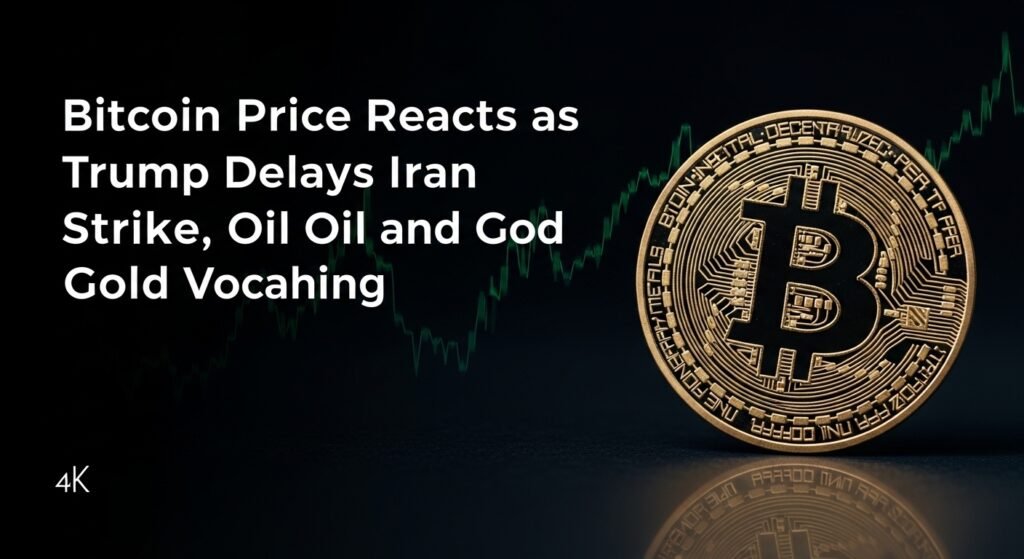 # Bitcoin Price Reacts as Trump Delays Iran Strike, Oil and Gold Volatile ## Geopolitical Tension Drives Bitcoin Market Volatility Bitcoin once again proved how sensitive it is to global geopolitical news after reports that former U.S. President Donald Trump delayed a planned strike on Iran. The decision temporarily eased fears of an immediate military escalation, and markets quickly reacted to the shift in sentiment. Bitcoin moved sharply as traders adjusted their positions in response to changing risk expectations across global assets. At the same time, oil and gold markets also experienced strong volatility. When the threat of conflict appears to rise, investors typically move toward safe-haven assets like gold and push oil prices higher due to supply disruption fears. However, when tension cools or delays occur, those same assets often reverse quickly, creating sudden price swings. This back-and-forth environment has turned global markets into a fast-moving reaction system where news headlines directly impact pricing behavior across crypto and commodities. ## Bitcoin’s Reaction and the Risk-On Market Shift Bitcoin’s reaction to the Iran strike delay highlights its growing role as a liquidity-driven risk asset. Instead of acting purely as a traditional “safe haven,” Bitcoin often behaves more like a high-volatility macro asset that responds to shifts in investor confidence. When geopolitical pressure eased after the delay announcement, traders rotated back into risk assets, helping Bitcoin recover from earlier uncertainty. This type of movement is closely tied to broader financial conditions. Lower perceived conflict risk reduces inflation expectations, especially when oil prices stabilize or decline. That, in turn, improves sentiment for assets like crypto and equities. Meanwhile, gold tends to pull back when fear premiums drop, reinforcing a short-term “risk-on” environment. In this cycle, Bitcoin has increasingly mirrored liquidity flows rather than standing apart from traditional markets. ## Oil and Gold Markets Remain Highly Sensitive Oil and gold continue to show heightened volatility due to ongoing uncertainty in the Middle East. Oil prices react strongly to any possibility of supply disruption, especially around key shipping routes. Even minor political signals can trigger sharp price movements, which then ripple into global inflation expectations and investor behavior. Gold, on the other hand, remains the classic fear hedge. When geopolitical risks rise, demand for gold increases as investors seek stability. However, when diplomatic developments or delays reduce immediate conflict fears, gold often sees quick profit-taking. This constant shift between fear and relief has made both oil and gold highly reactive to every new headline, reinforcing their importance in global macro trading strategies. ## Market Outlook: What Comes Next for Bitcoin Looking ahead, Bitcoin is likely to remain tightly linked with geopolitical developments and macroeconomic sentiment. If tensions between the U.S. and Iran escalate again, oil could spike and trigger renewed volatility across crypto markets. On the other hand, continued delays or diplomatic progress may support a more stable, risk-on environment, potentially allowing Bitcoin to test higher resistance levels. Traders are now closely watching global political signals, oil supply conditions, and inflation expectations. In this environment, Bitcoin is not just a digital asset—it is increasingly functioning as a real-time indicator of global risk appetite. ## FAQs ### Why did Bitcoin react to Trump delaying the Iran strike? Bitcoin reacted because geopolitical tension influences global risk sentiment. When conflict risk decreases, investors often shift back into risk assets like crypto. ### Why are oil and gold so volatile right now? Both assets react strongly to geopolitical uncertainty. Oil responds to supply risk, while gold reacts to fear and uncertainty in global markets. ### Is Bitcoin considered a safe-haven asset during conflicts? Not consistently. Bitcoin often behaves like a risk asset, moving with liquidity and investor sentiment rather than acting like gold. ### What could happen to Bitcoin if tensions rise again? If tensions escalate, markets may turn risk-off, which could lead to short-term Bitcoin volatility or price drops alongside broader financial markets.