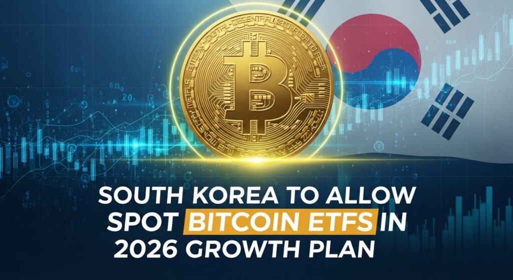 South Korea to Allow Spot Bitcoin ETFs in 2026 Growth Plan