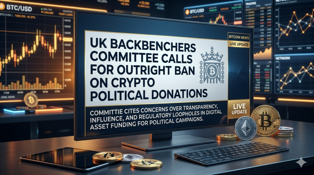 UK Backbenchers Committee Calls for Outright Ban on Crypto Political Donations